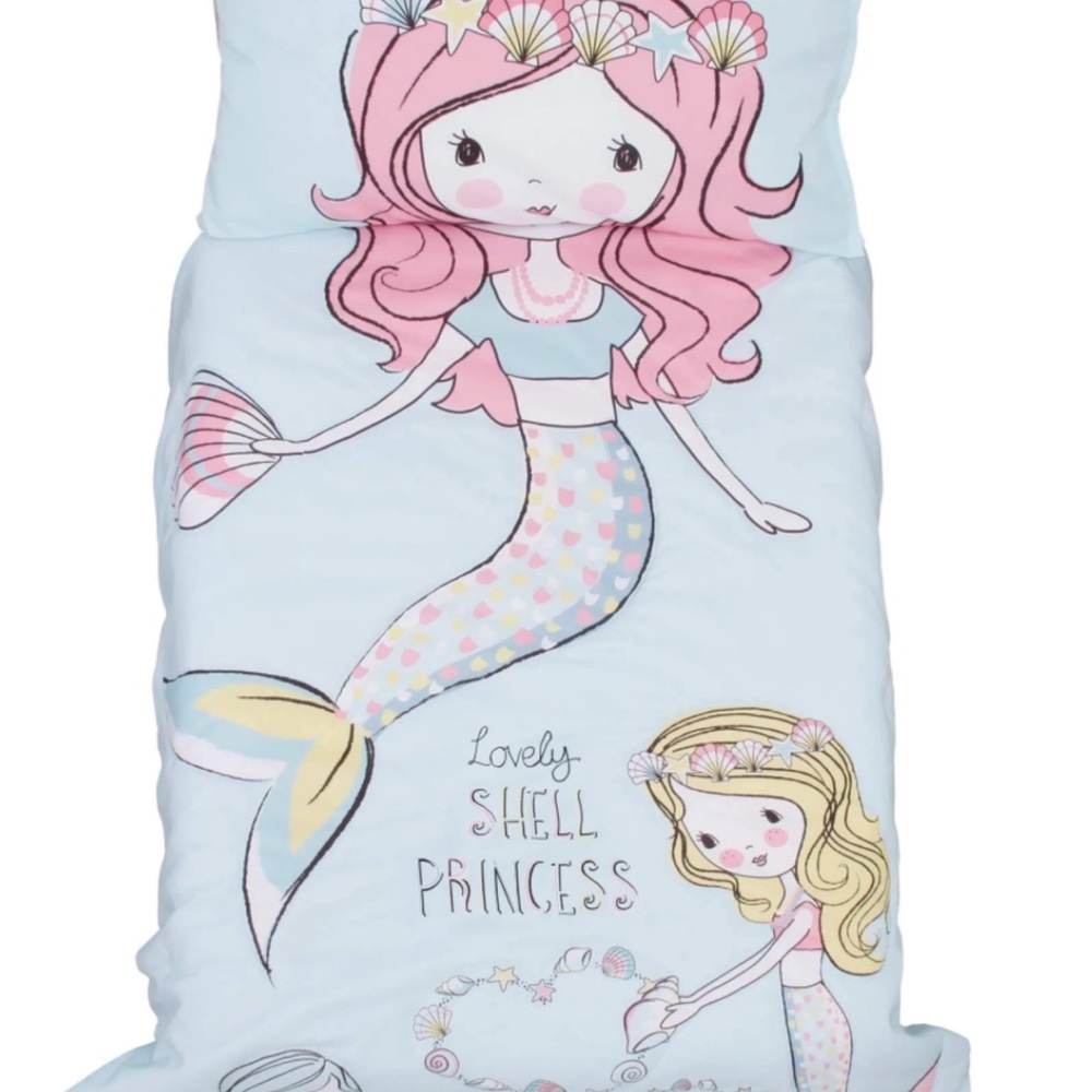 Mermaid blanket set
